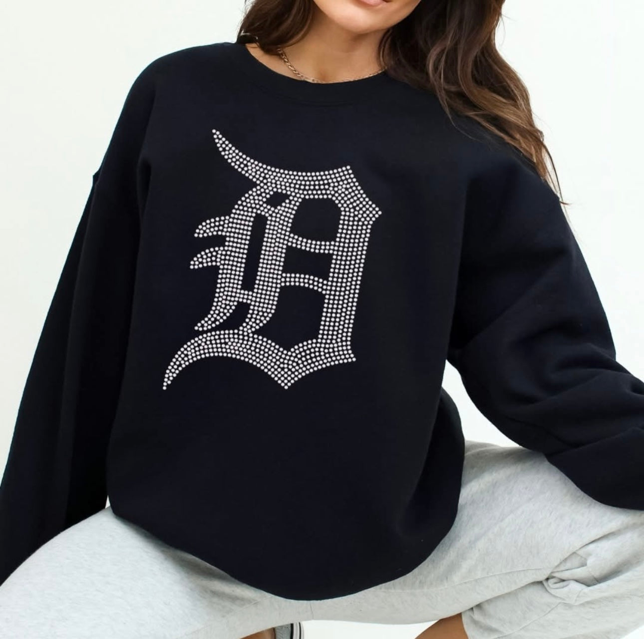 Detroit D Rhinestone Shirt