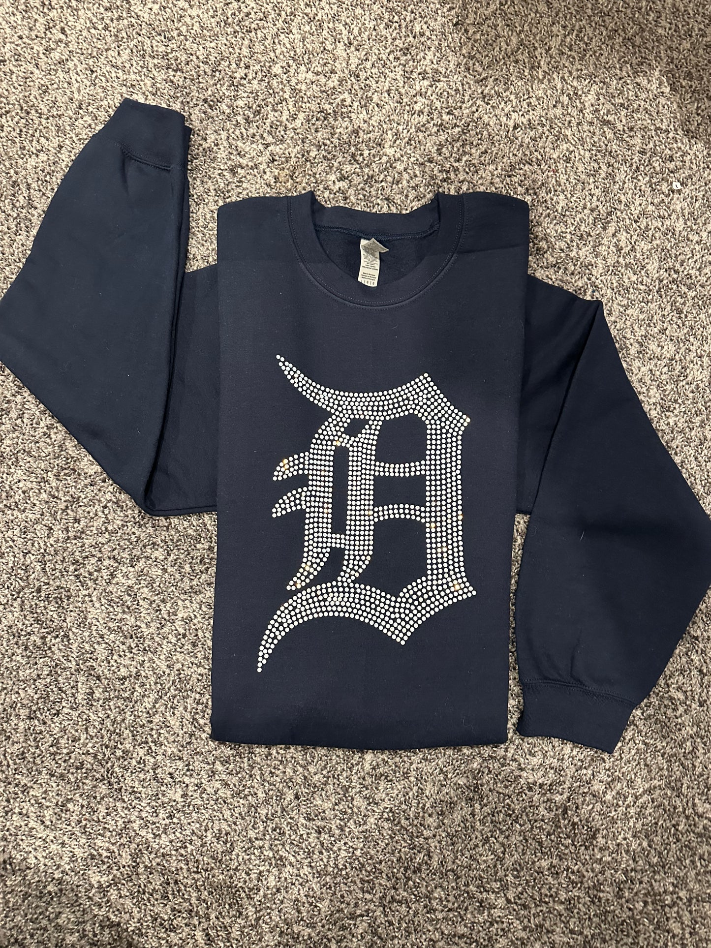 Detroit D Rhinestone Shirt